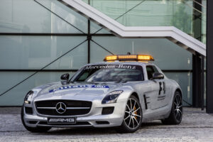 A Mercedes SLS AMG Safety Car